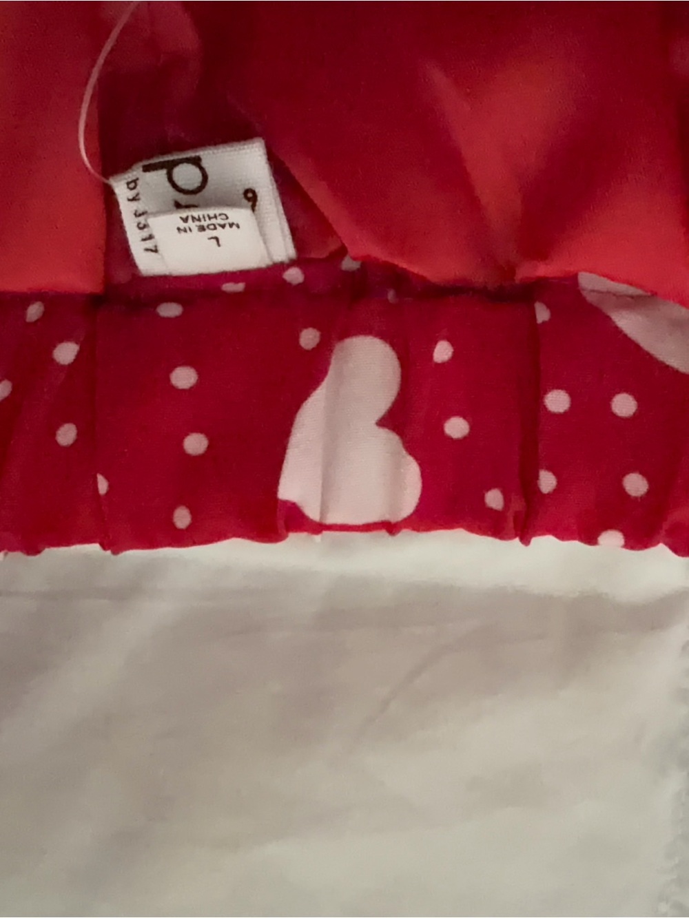 Red Heart Print Circle Skirt - Women's Skater Skirt - Picture 7 of 9
